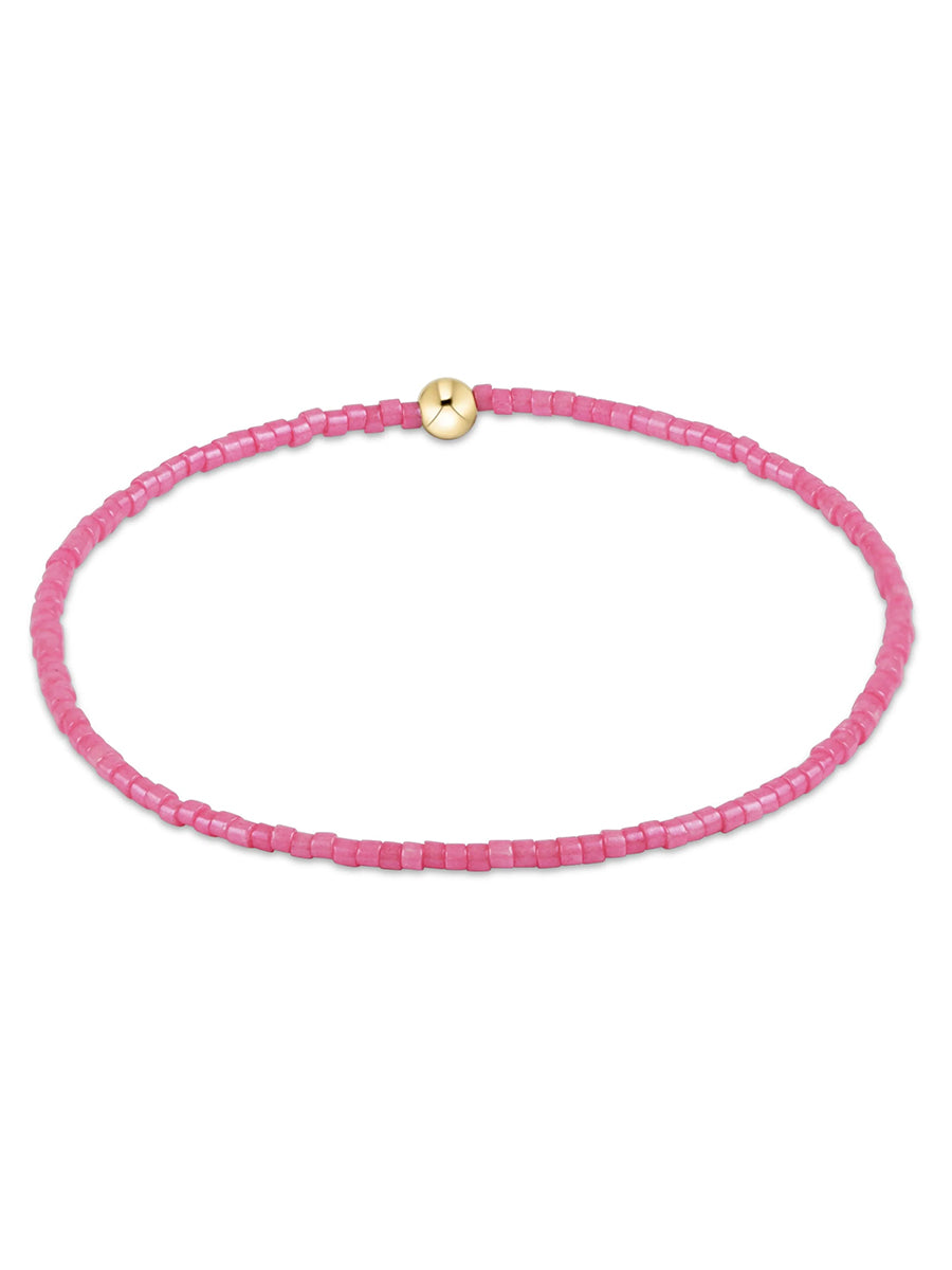 Pink ENewton bead bracelet