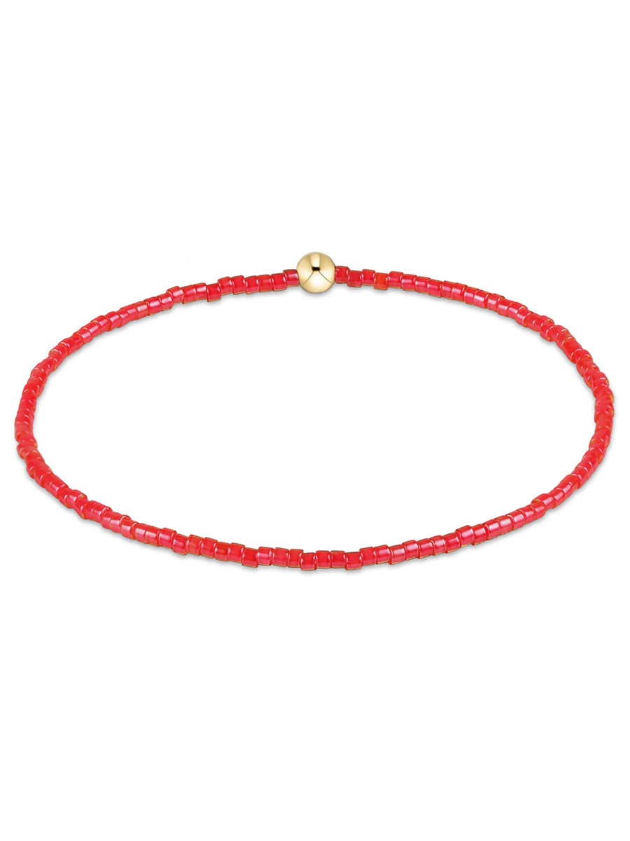 Coral ENewton bead bracelet
