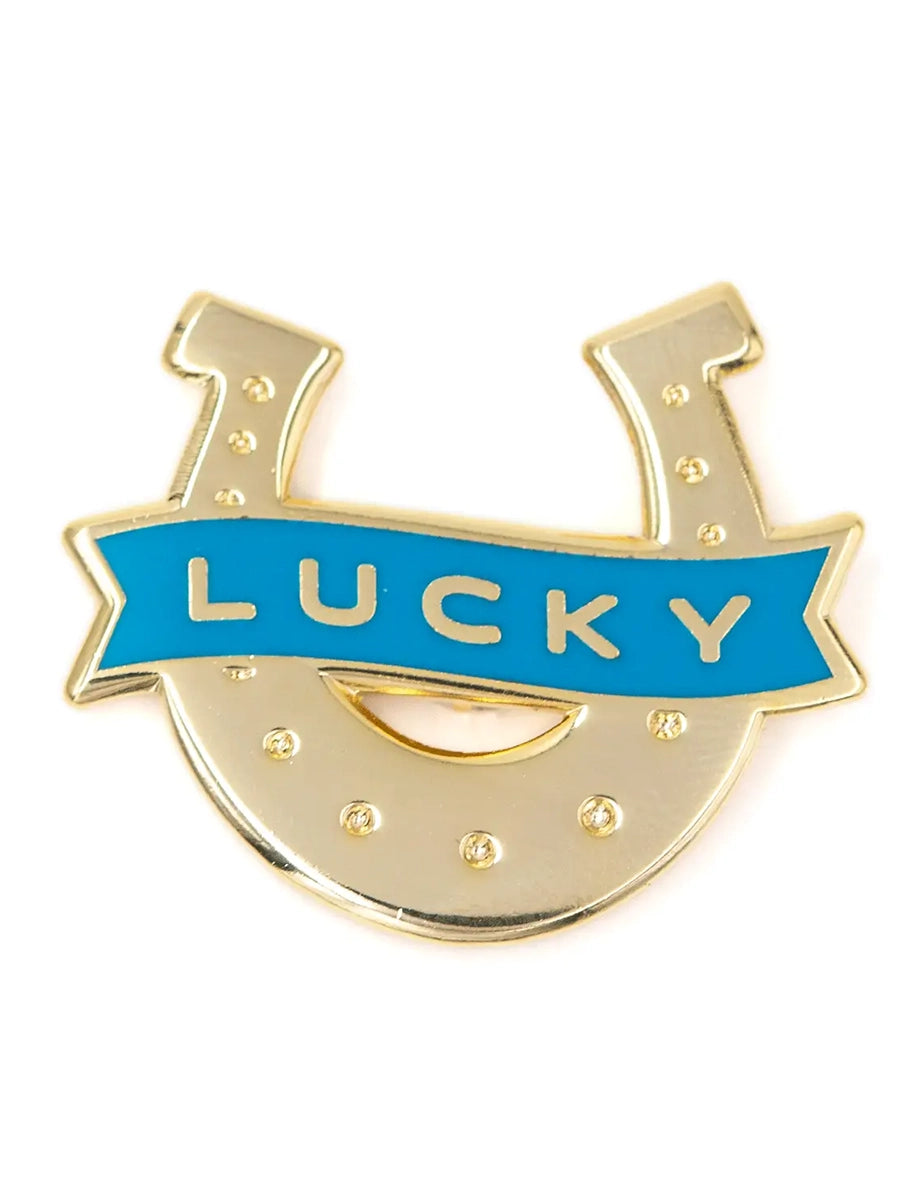 Lucky Horseshoe Pin