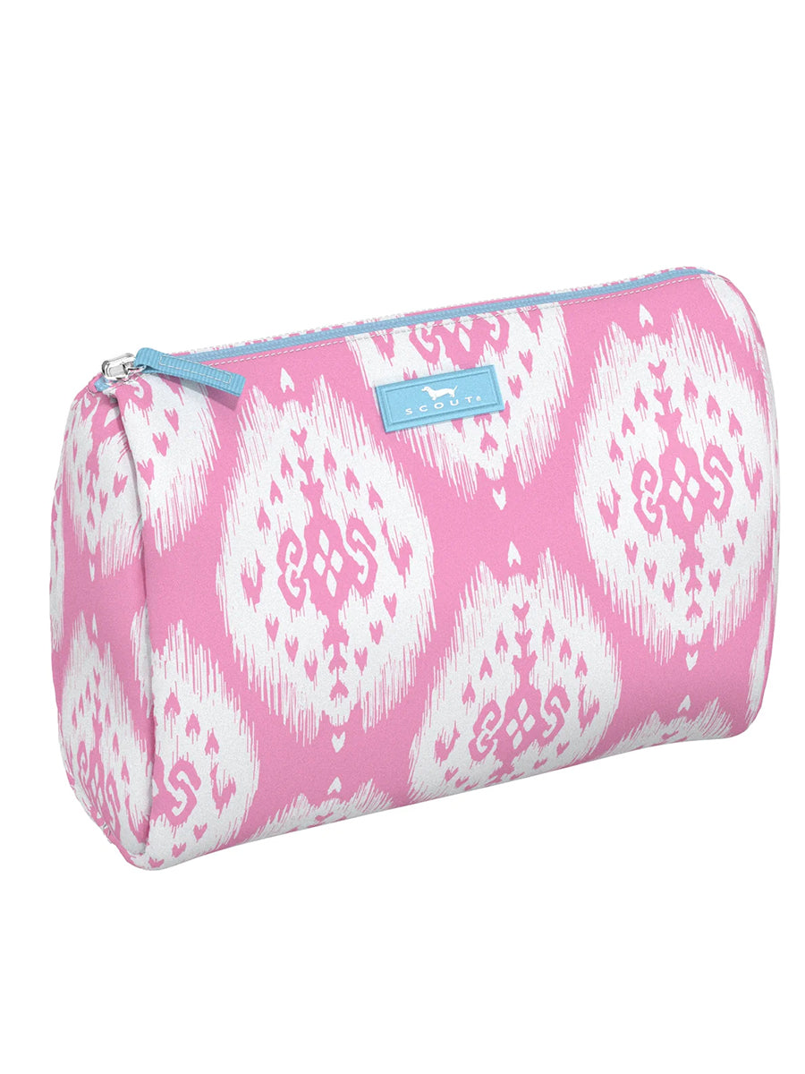Roomy Pink Makeup Bag