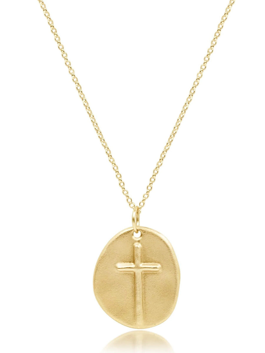 16" Inspire Gold Charm Necklace
