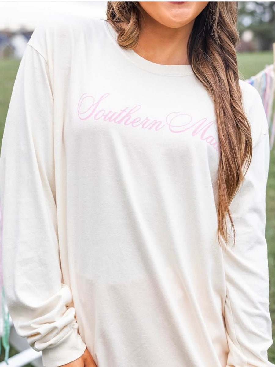 Southern Made Ivory Long-Sleeve T-Shirt