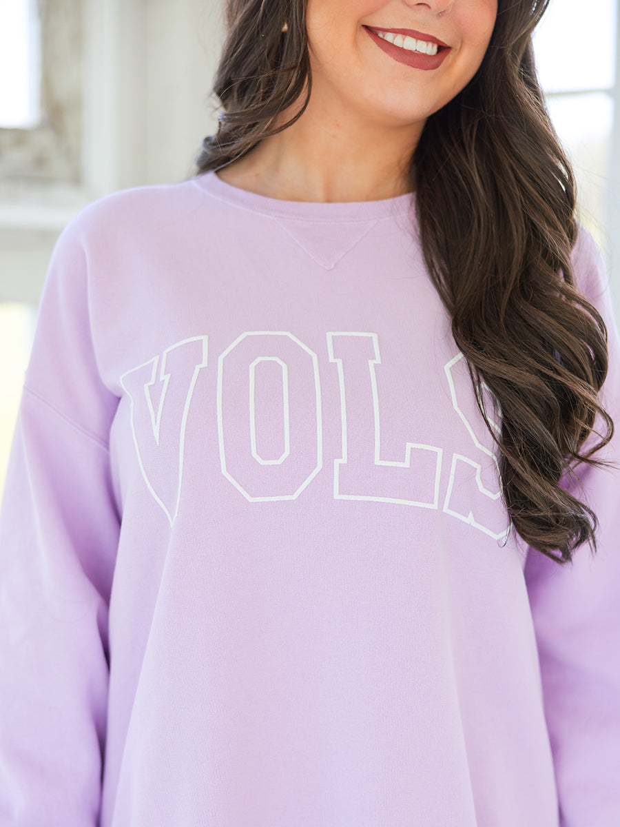 Lavender VOLS Sweatshirt