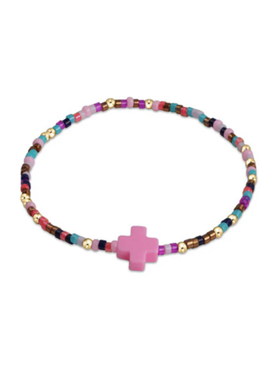 egirl Hope Unwritten Signature Cross Bracelet (25 Colors)