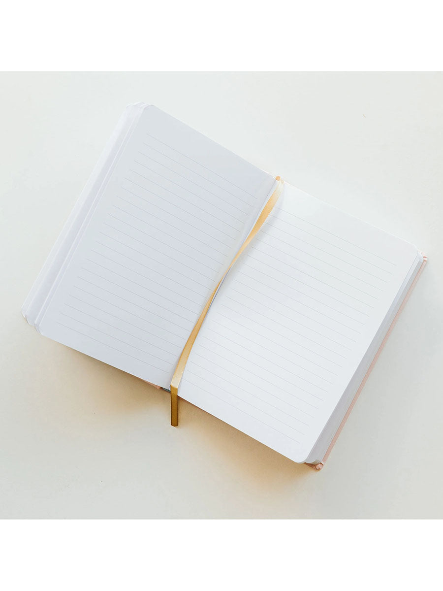 Lined Journal with Gold Ribbon Bookmark