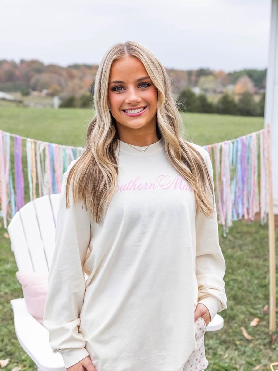 Southern Made Ivory Long-Sleeve T-Shirt