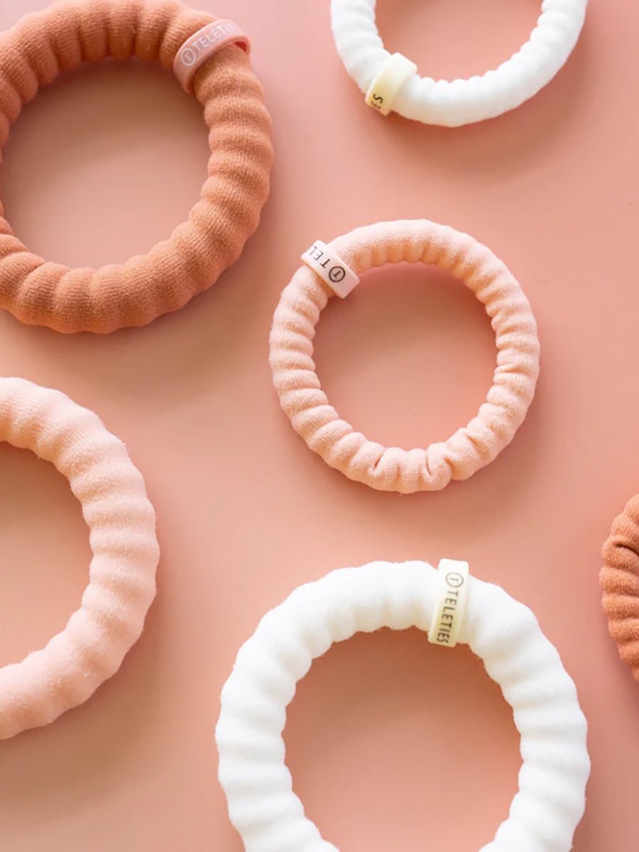 Teleties For the Love of Nudes Nylon Hair Ties (2 Sizes)