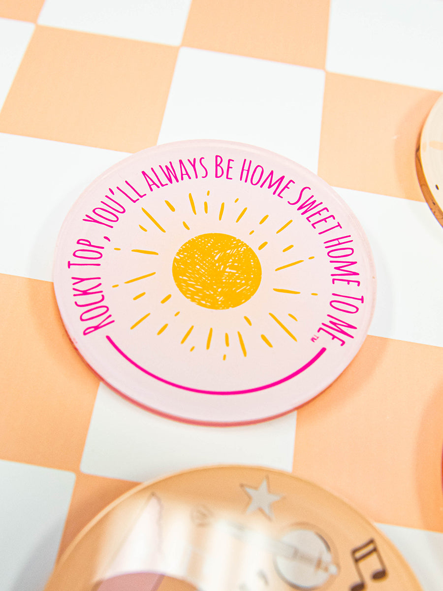 Home Sweet Home to Me Drink Coaster