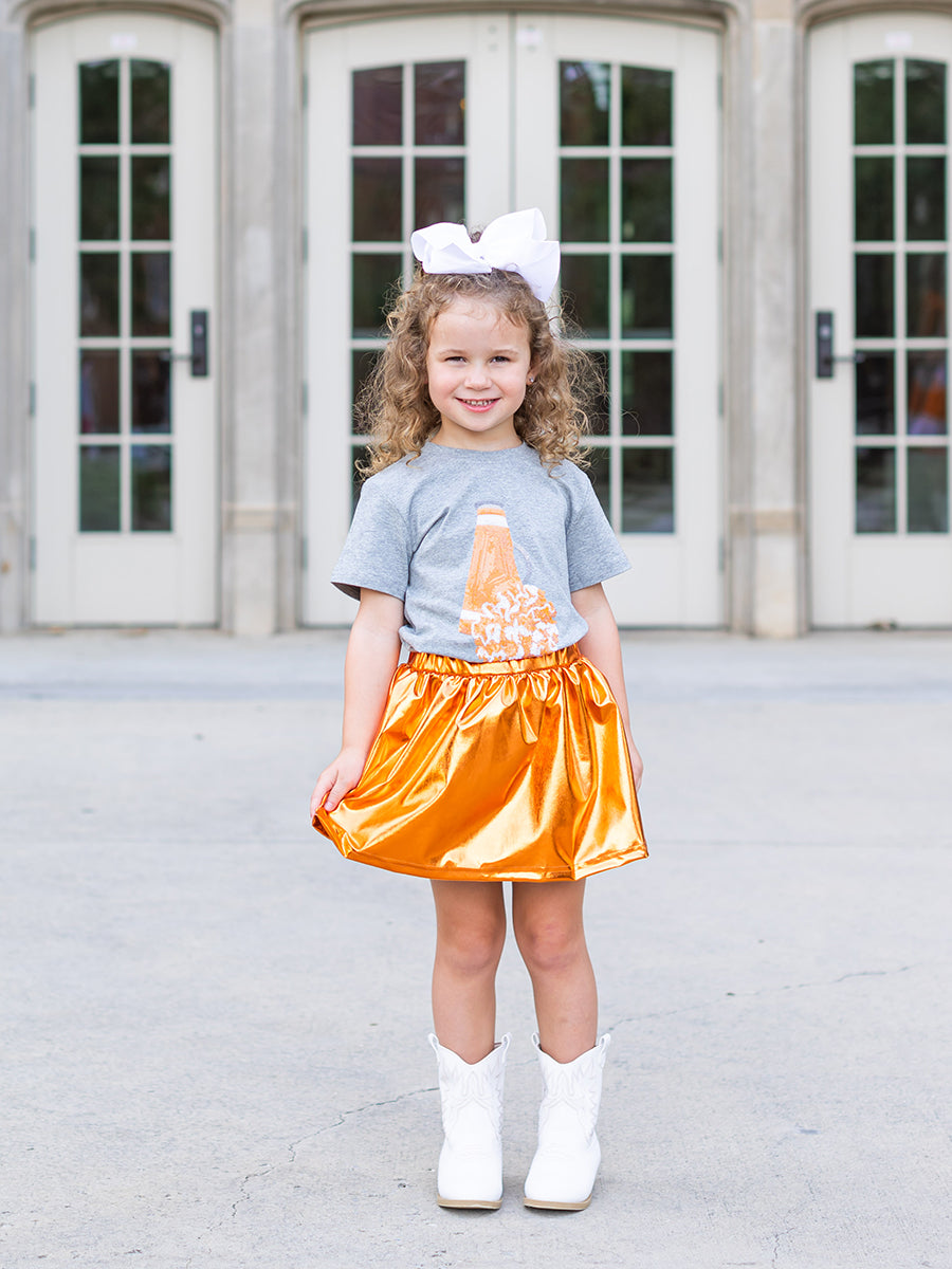 Little Girls' Sparkly Megaphone T-shirt