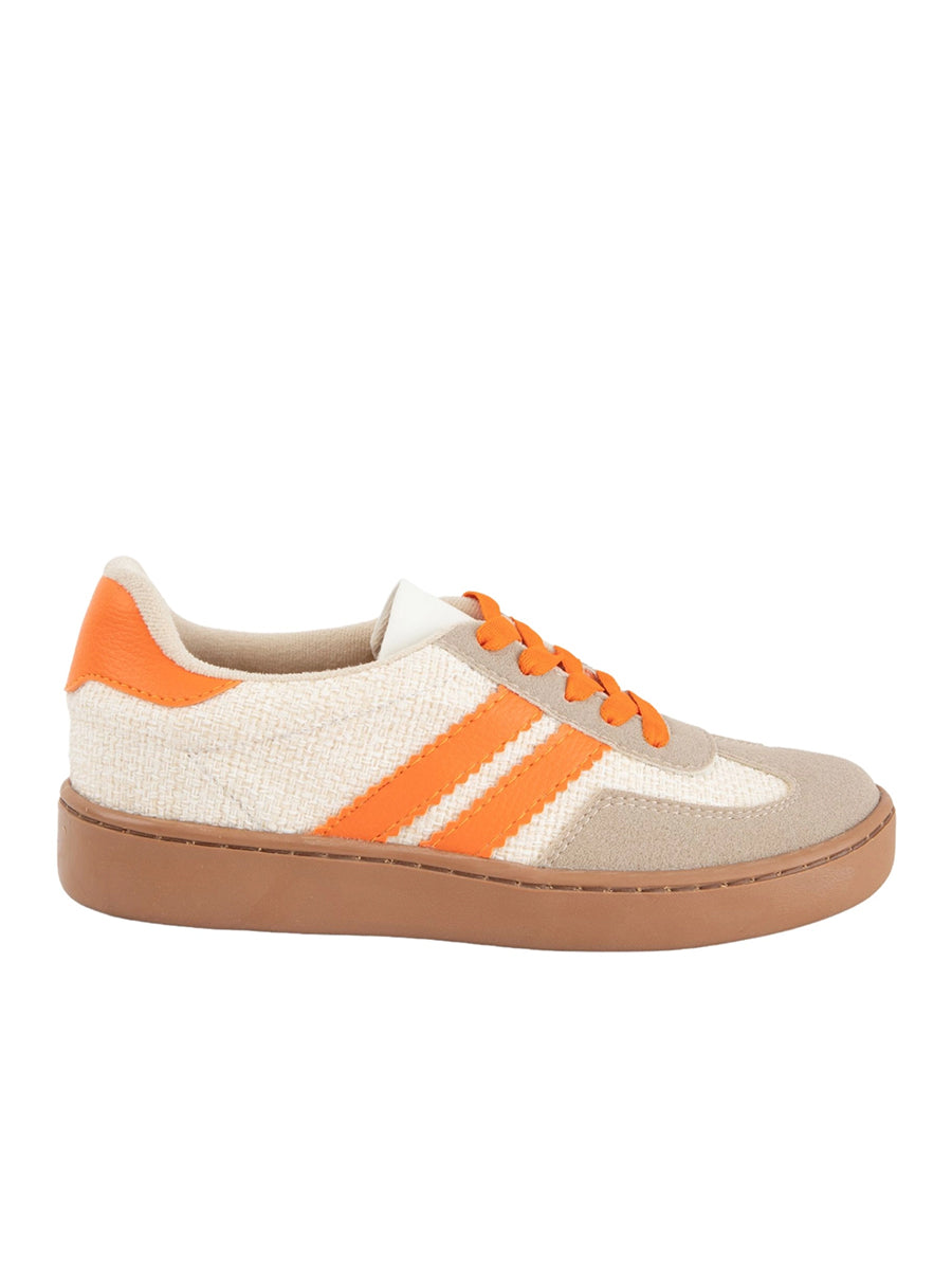 Miel 82 Orange & Tan Sneakers