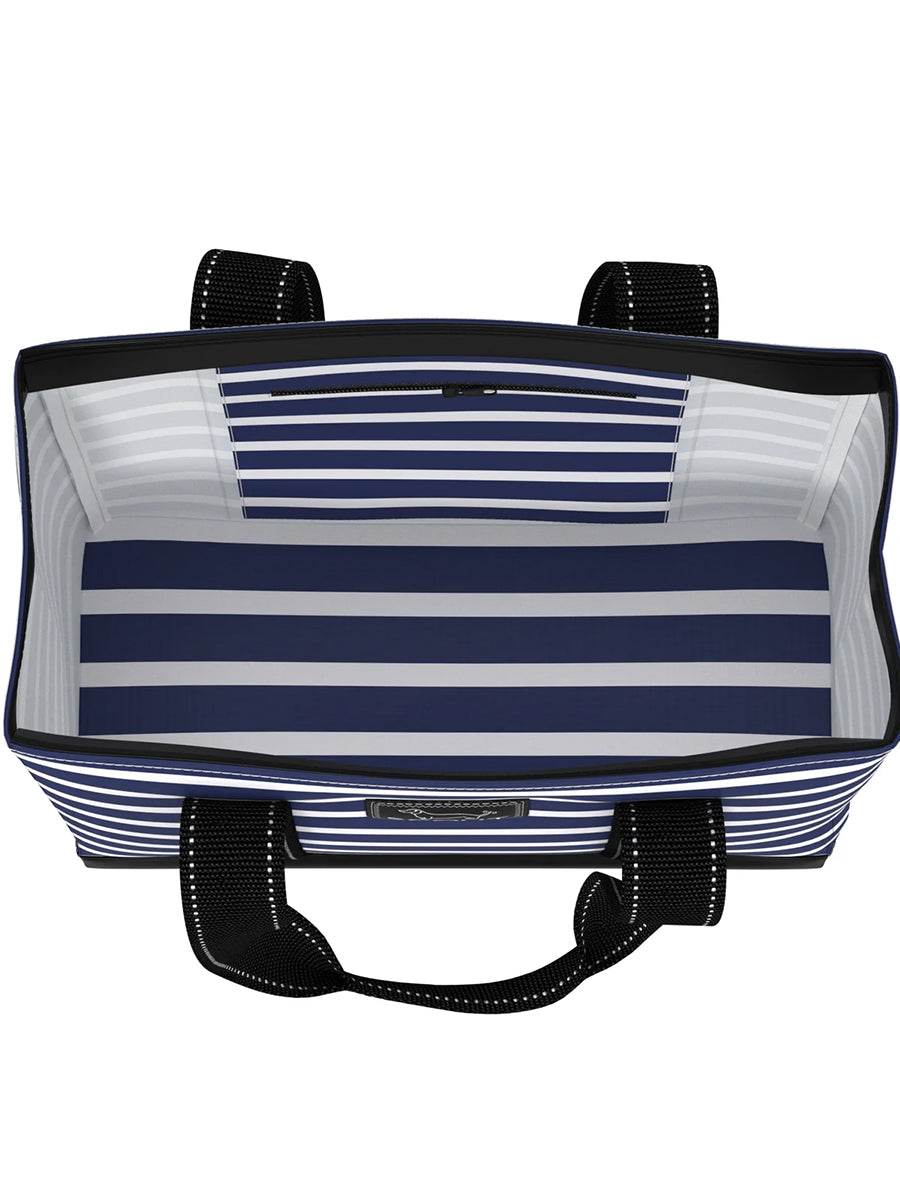 Tote bag showing open interior