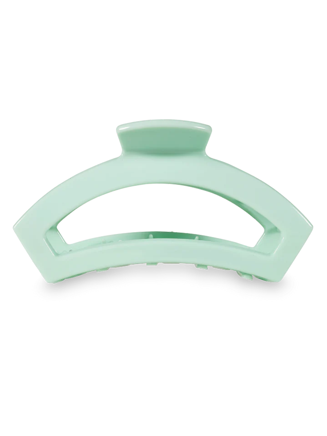 mint green hair clip