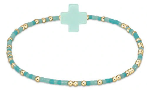Mint Cross EGirl Unwritten Signature Bracelet