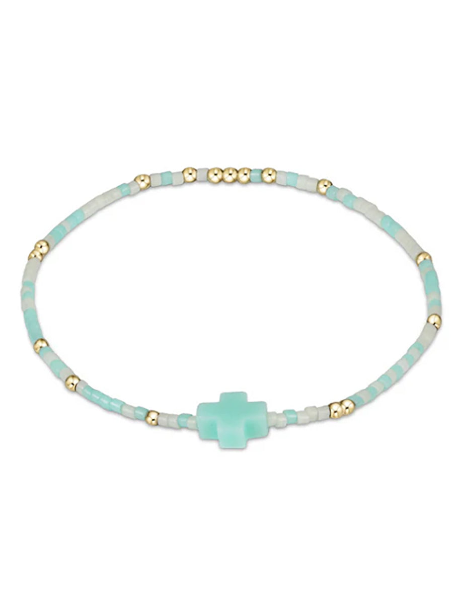 egirl Hope Unwritten Signature Cross Bracelet (25 Colors)
