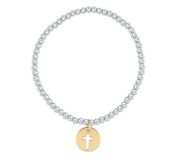 Classic Sterling Mixed Metal Charm Bracelet (3 Styles)