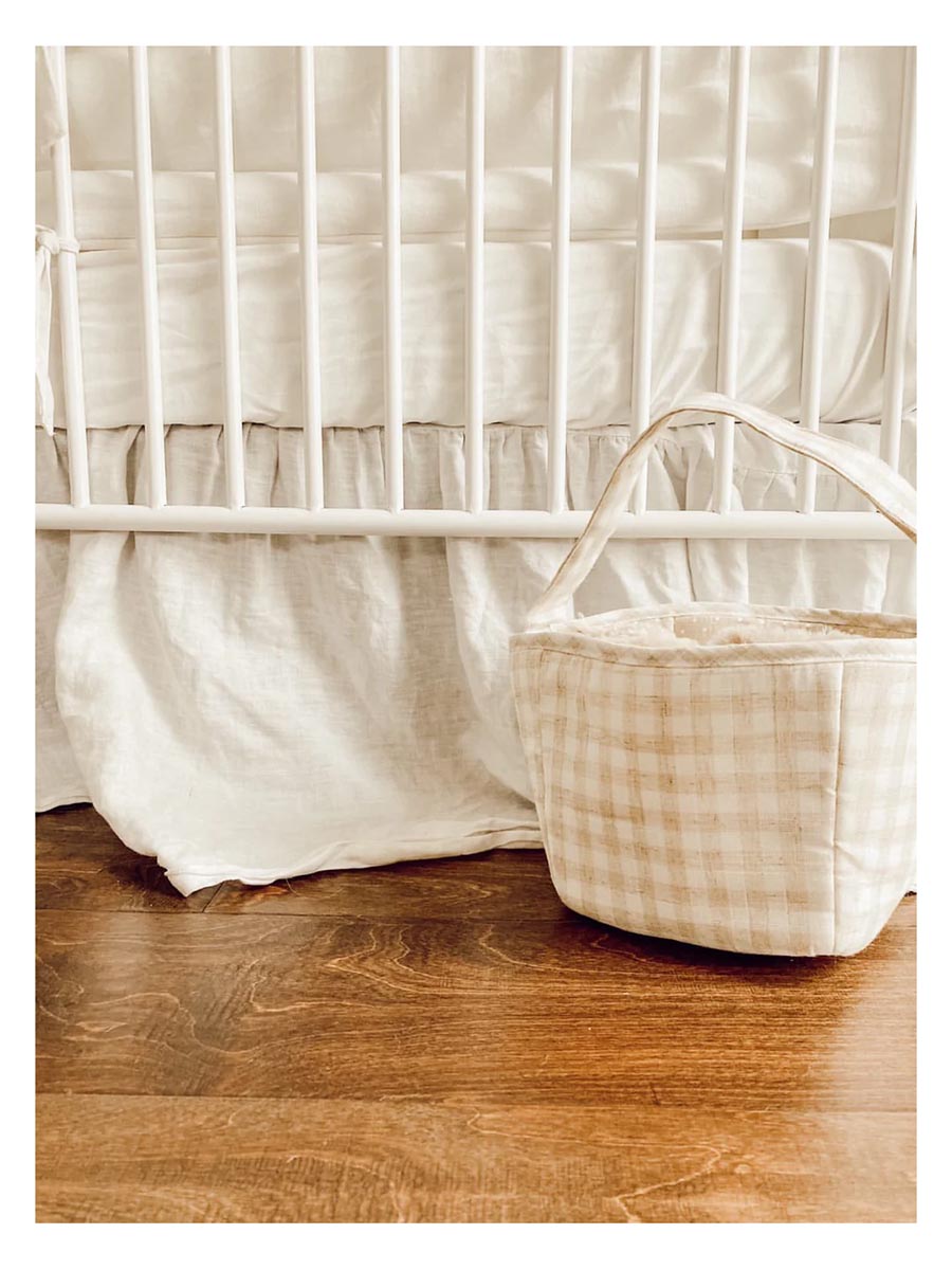 Gingham Storage Caddy