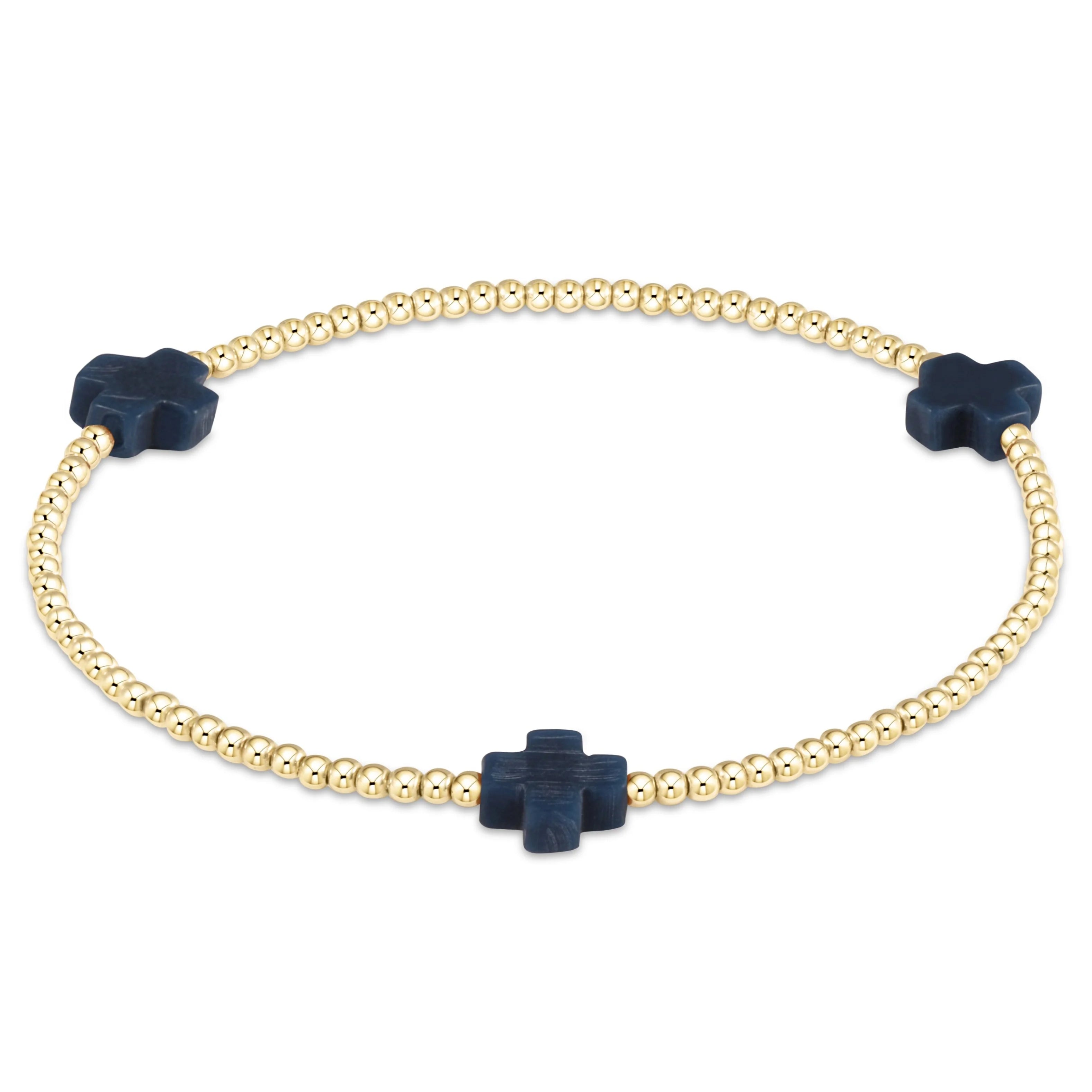 Signature Cross 2mm Bracelet (14 Colors)
