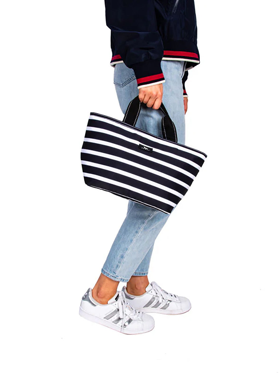 Big Striped Lunch Tote