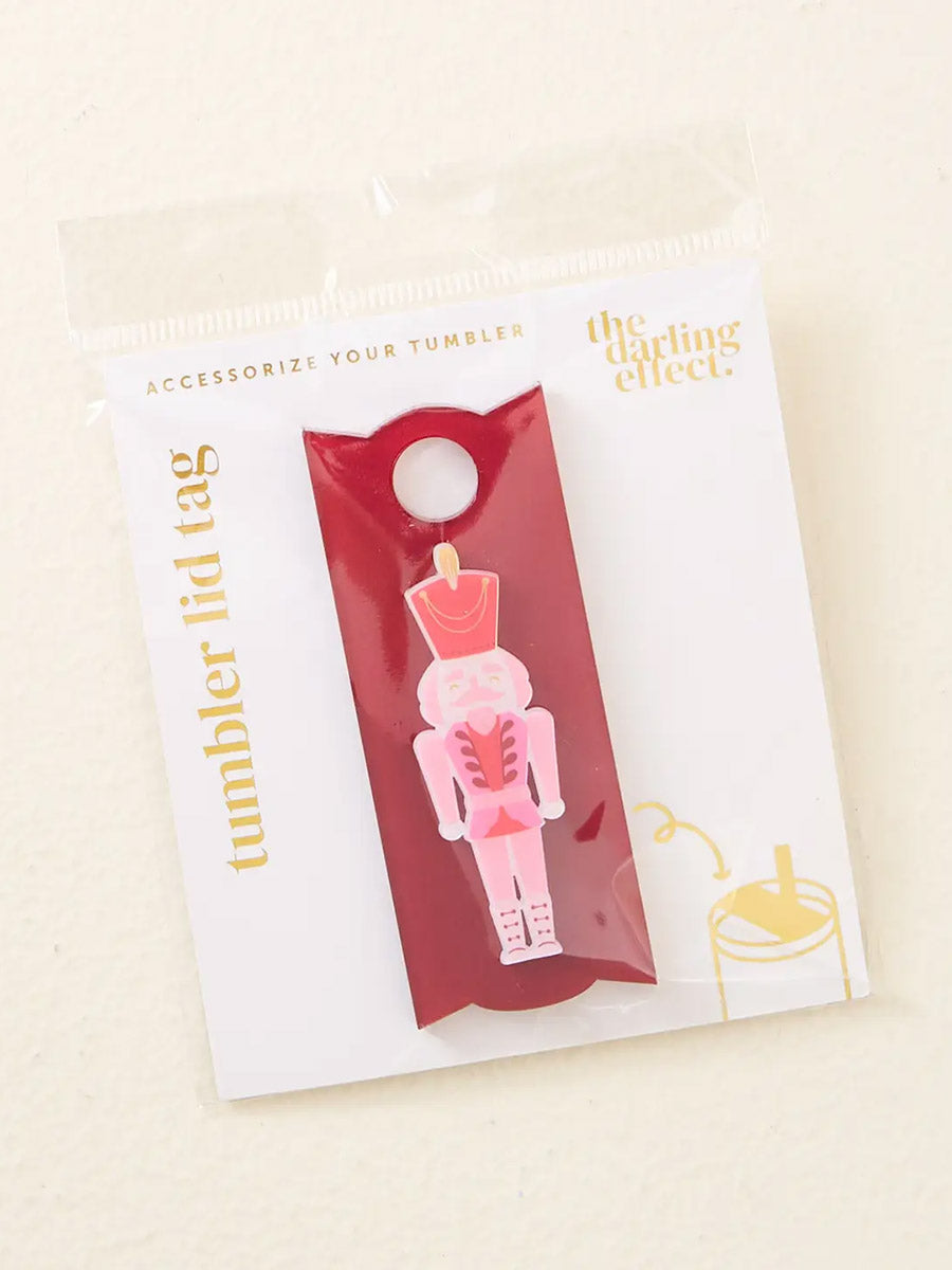 Nutcracker Tumbler Lid Tag