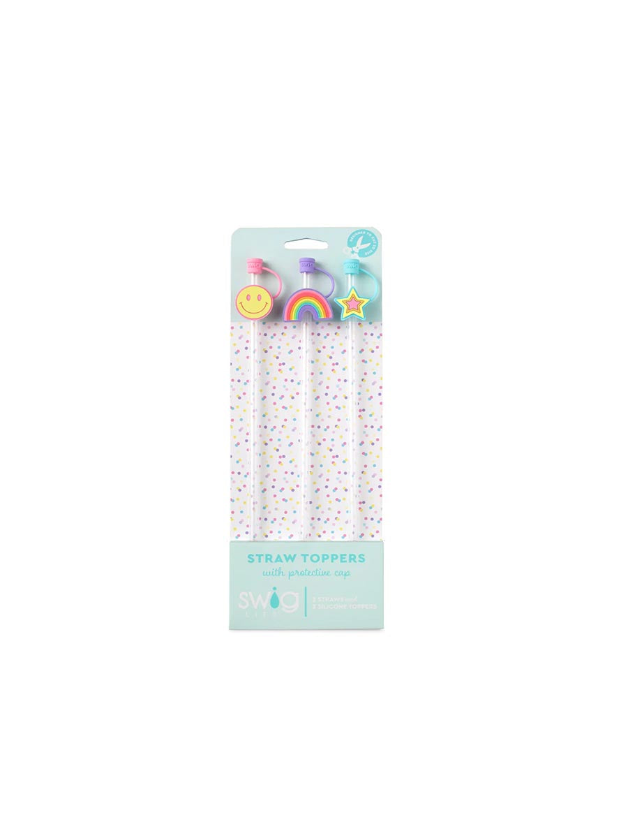 Oh Happy Day Straw Topper Set