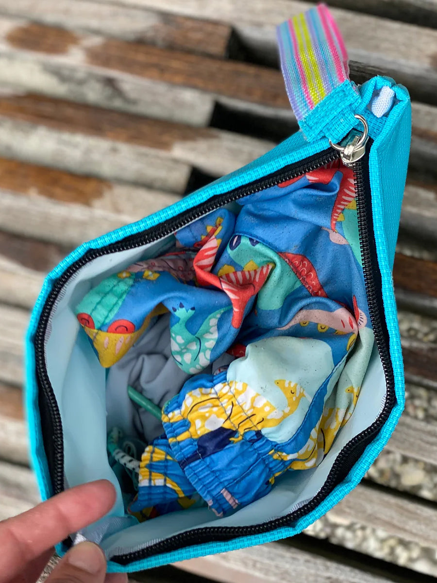 Inside View of Wristlet Clutch