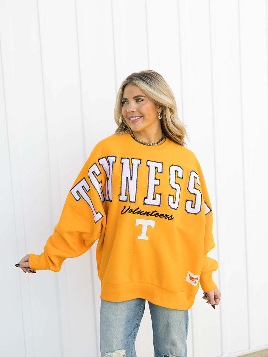 Orange TENNESSEE Patch Sweatshirt