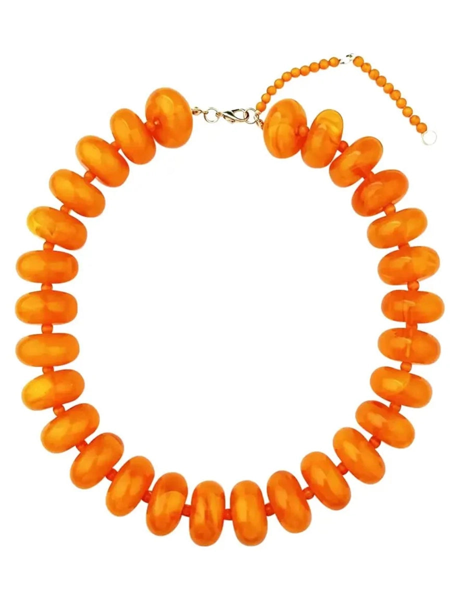 Orange Bead Bracelet