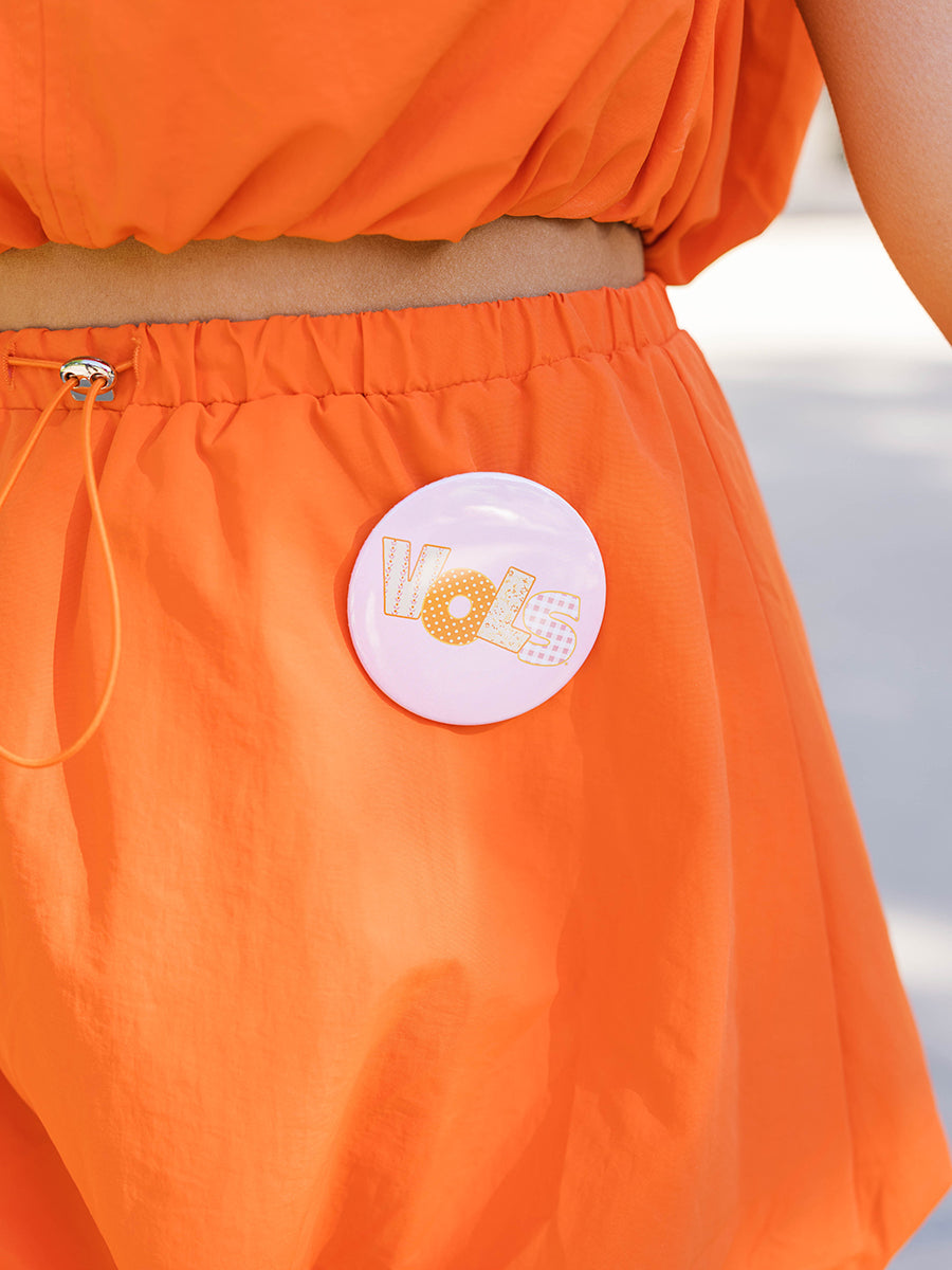 Closeup of Orange Shirt