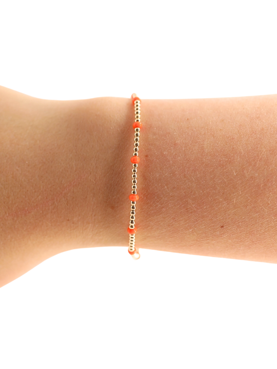 Orange Dainty Poppi Bracelet