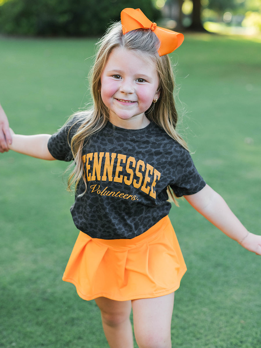 Orange Tennis Skort, Toddler & Youth