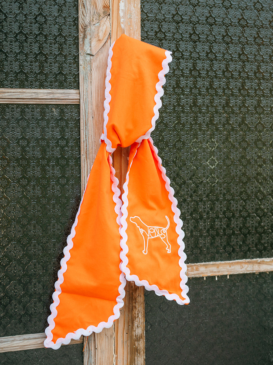 Orange Wreath Sash