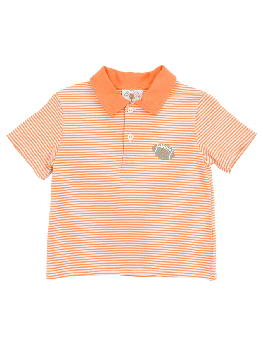 Toddler Boys Orange Stripe Polo