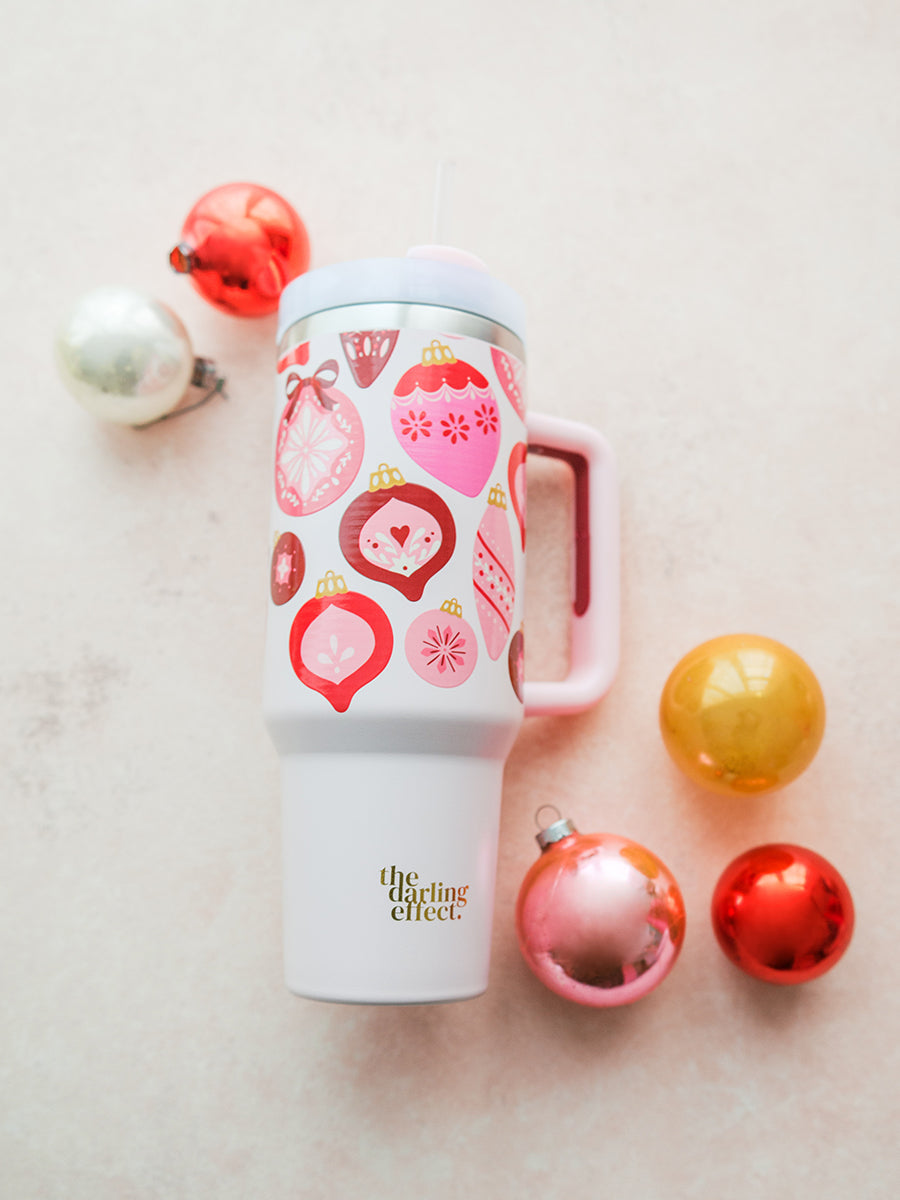 Merry Ornaments 40oz. Tumbler