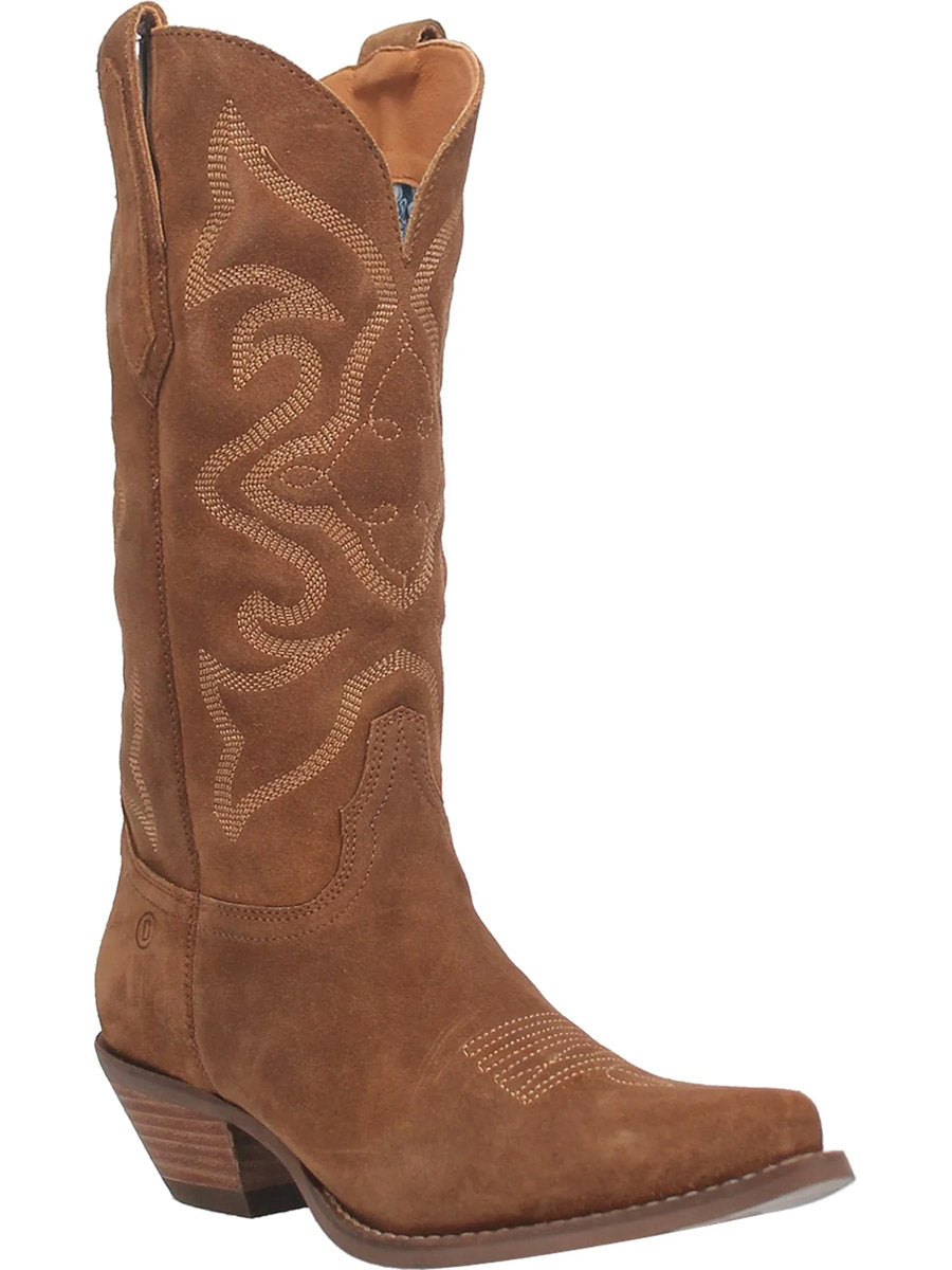 Dingo Out West Camel Suede Boot