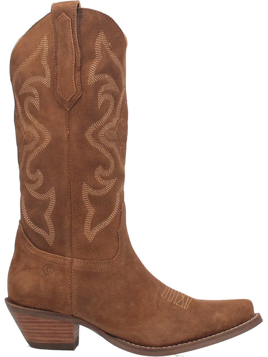 Dingo Camel Suede Leather Boot