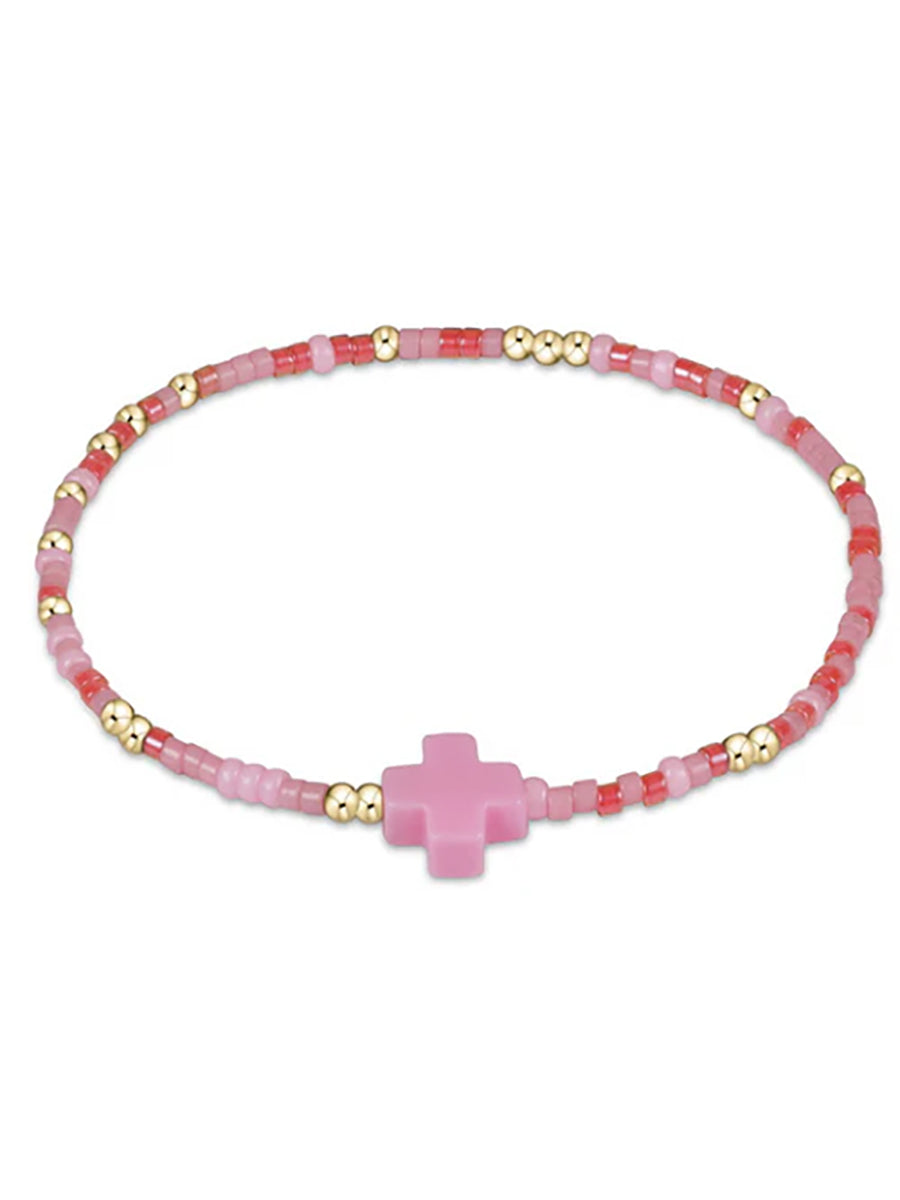 egirl Hope Unwritten Signature Cross Bracelet (25 Colors)