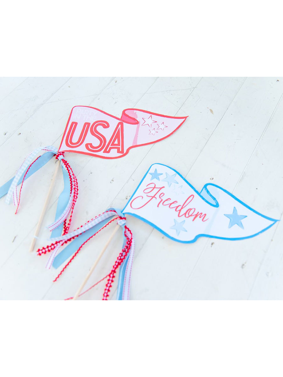 Patriotic Pennants (2 Styles)