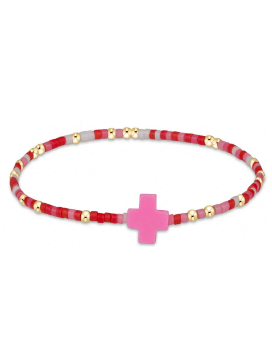 egirl Hope Unwritten Signature Cross Bracelet (25 Colors)