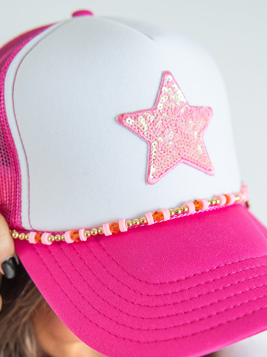 Think Pink Hat Strand