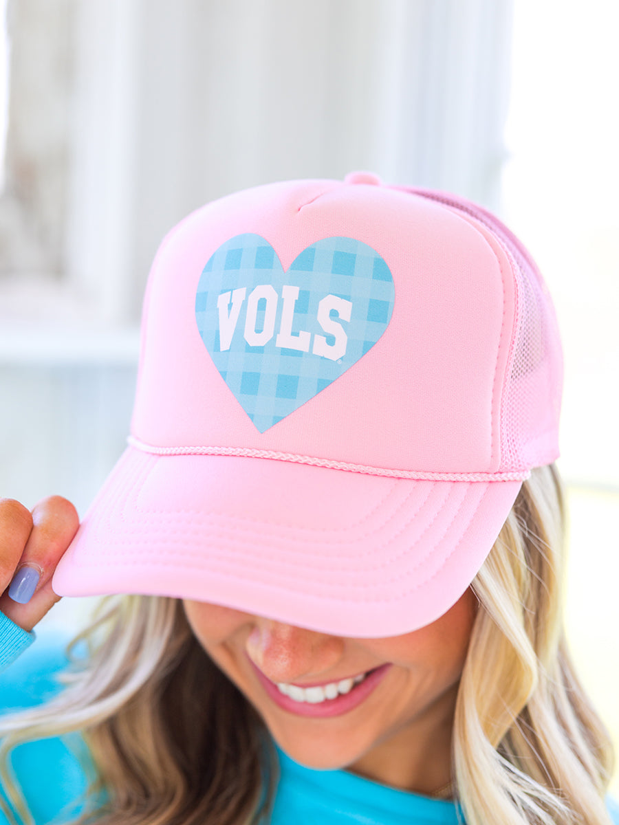 Pink cap with Blue VOLS heart