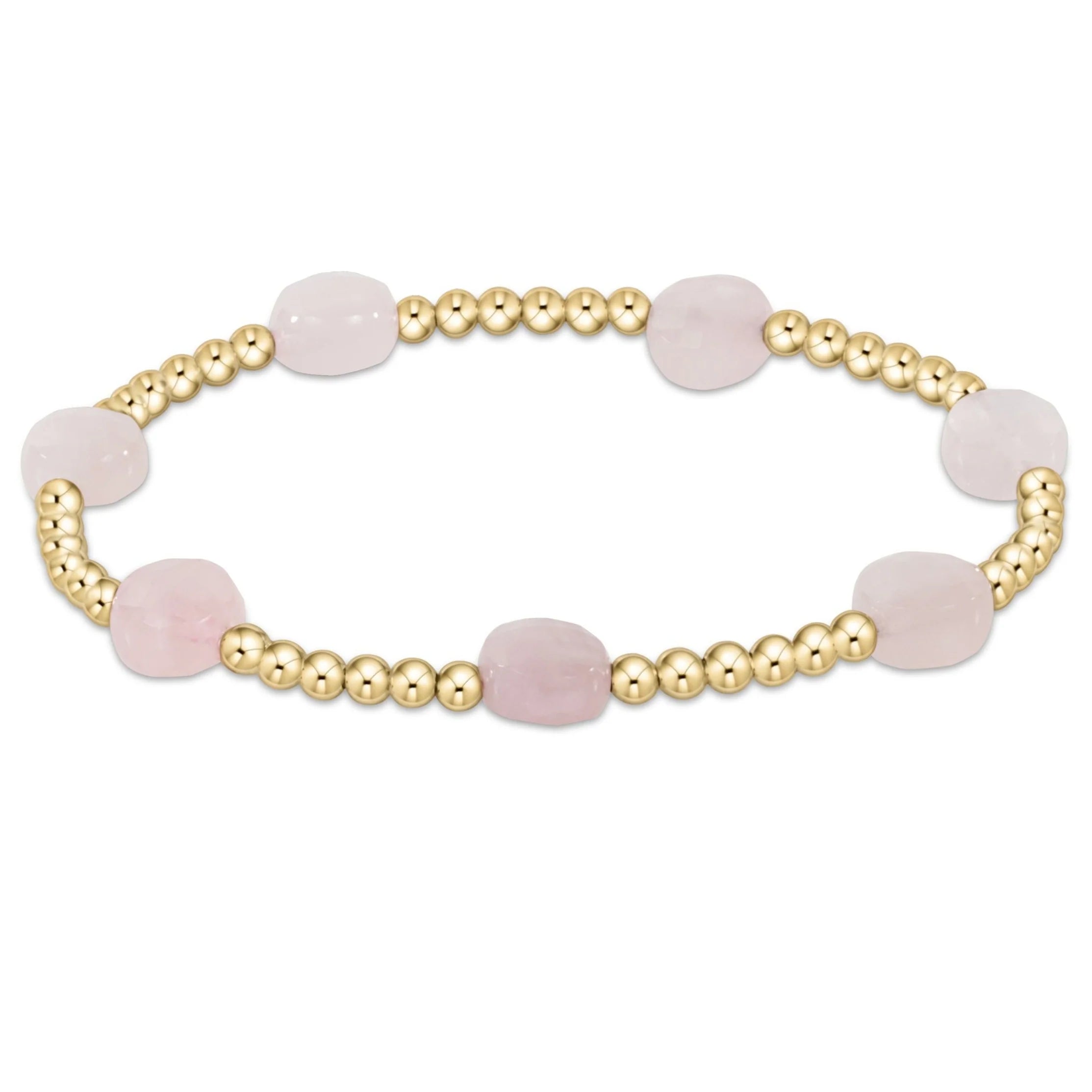 Admire Gold 3mm Bead Gemstone Bracelet, Fall/Winter (9 Colors)