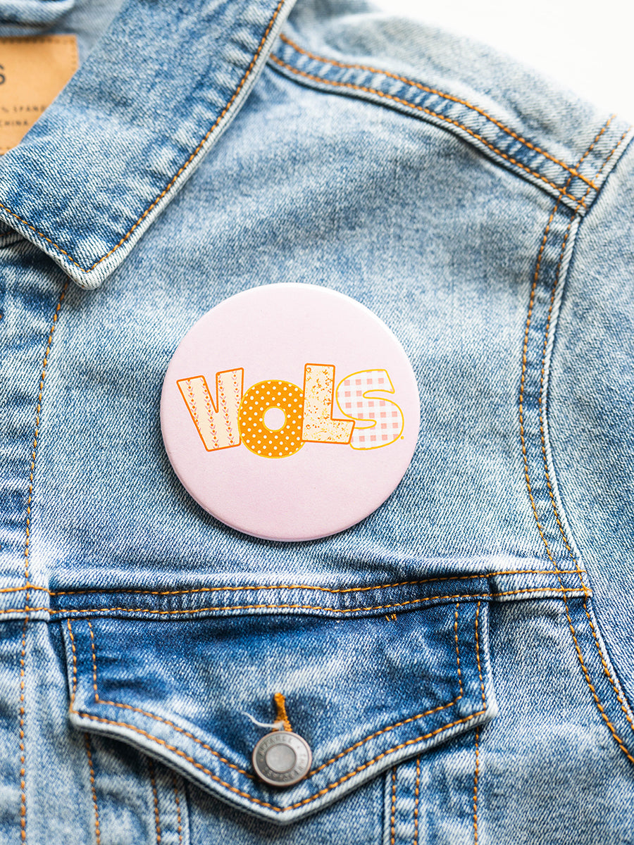 Festive VOLS Game Day Button