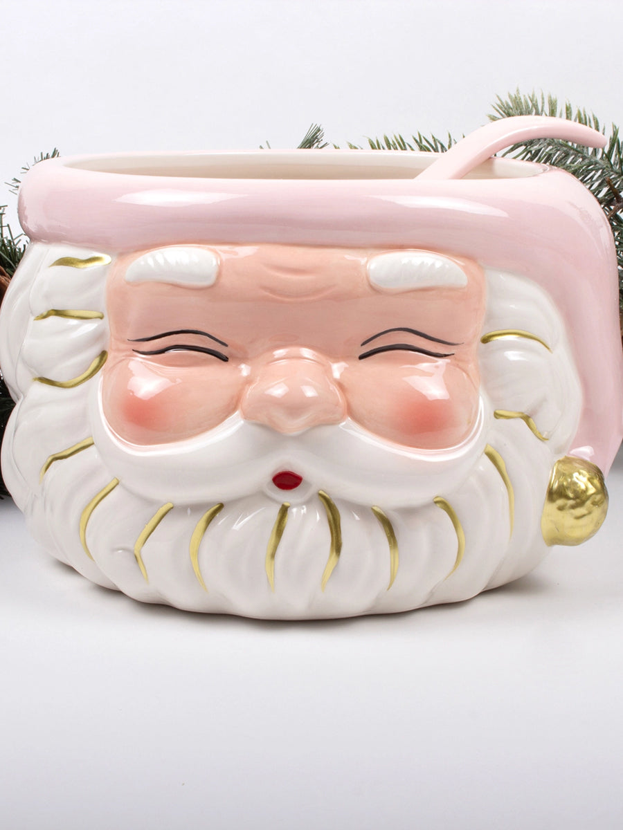 Santa Holiday Punch Bowl