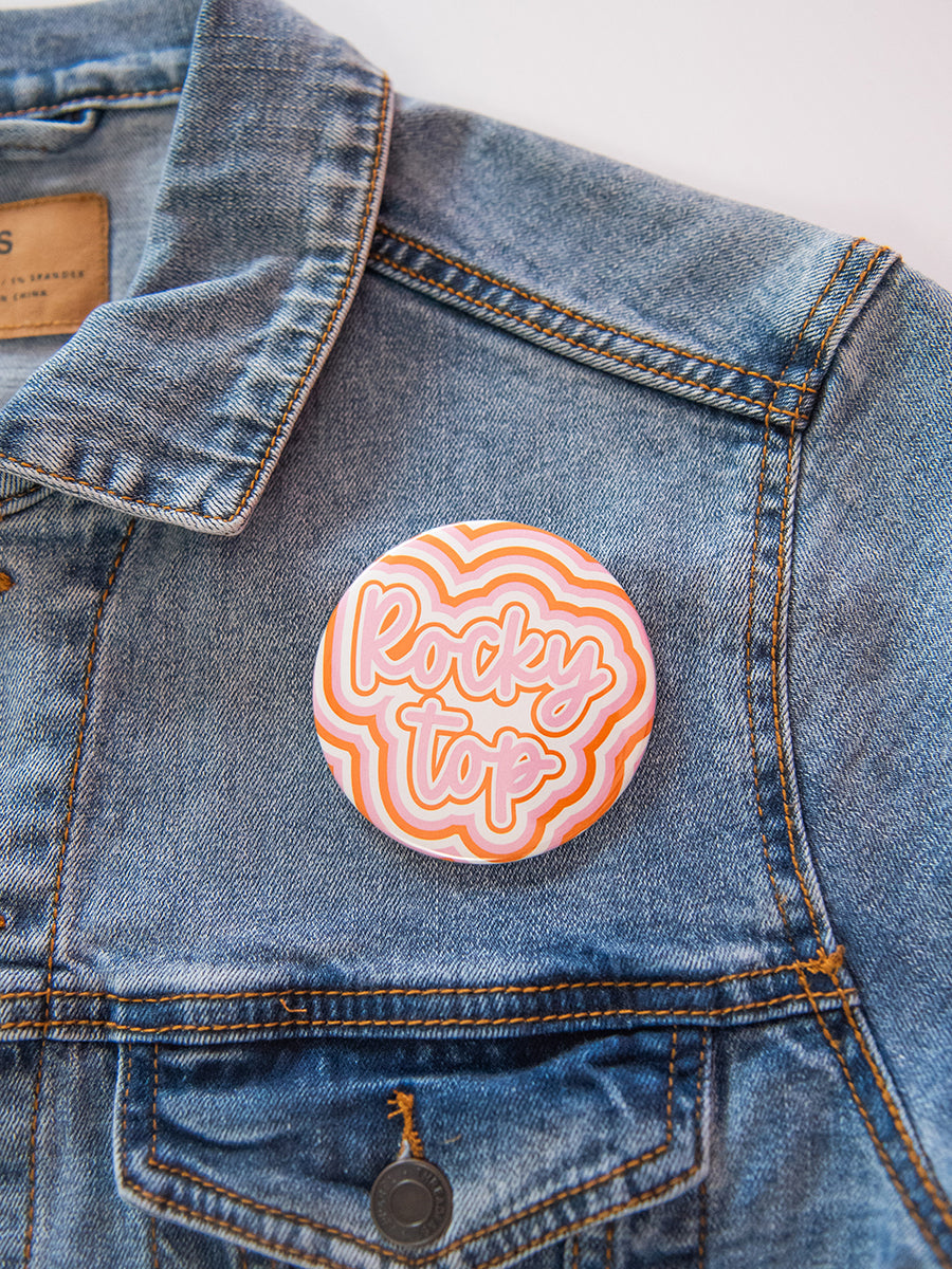 Rocky Top Tennessee Button