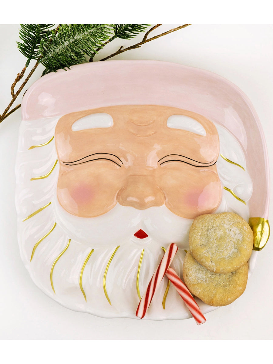Santa face tray