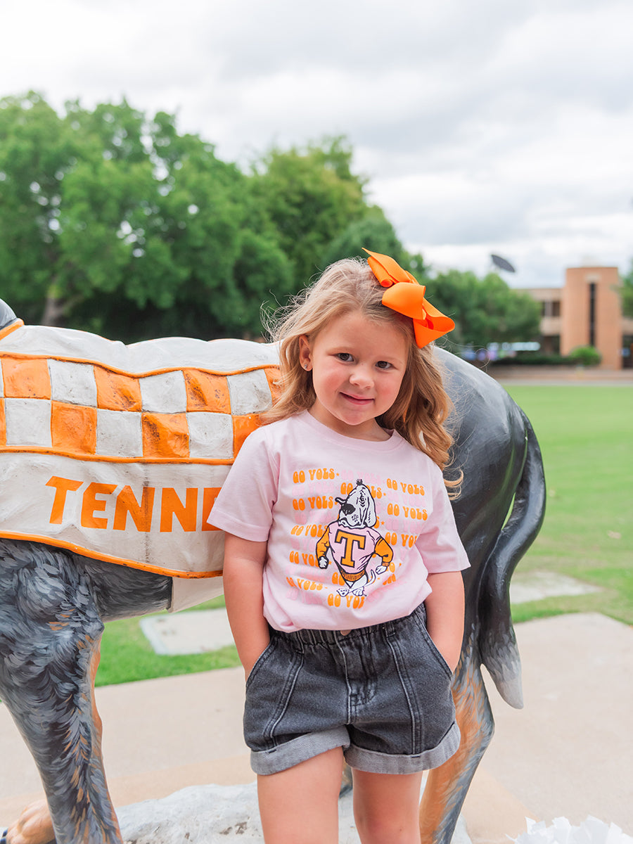 Pink "Go Vols" Smokey Struts Short-Sleeve T-Shirt, Toddler & Youth
