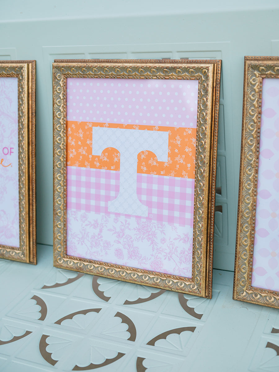 Pink Stripe Power T Poster