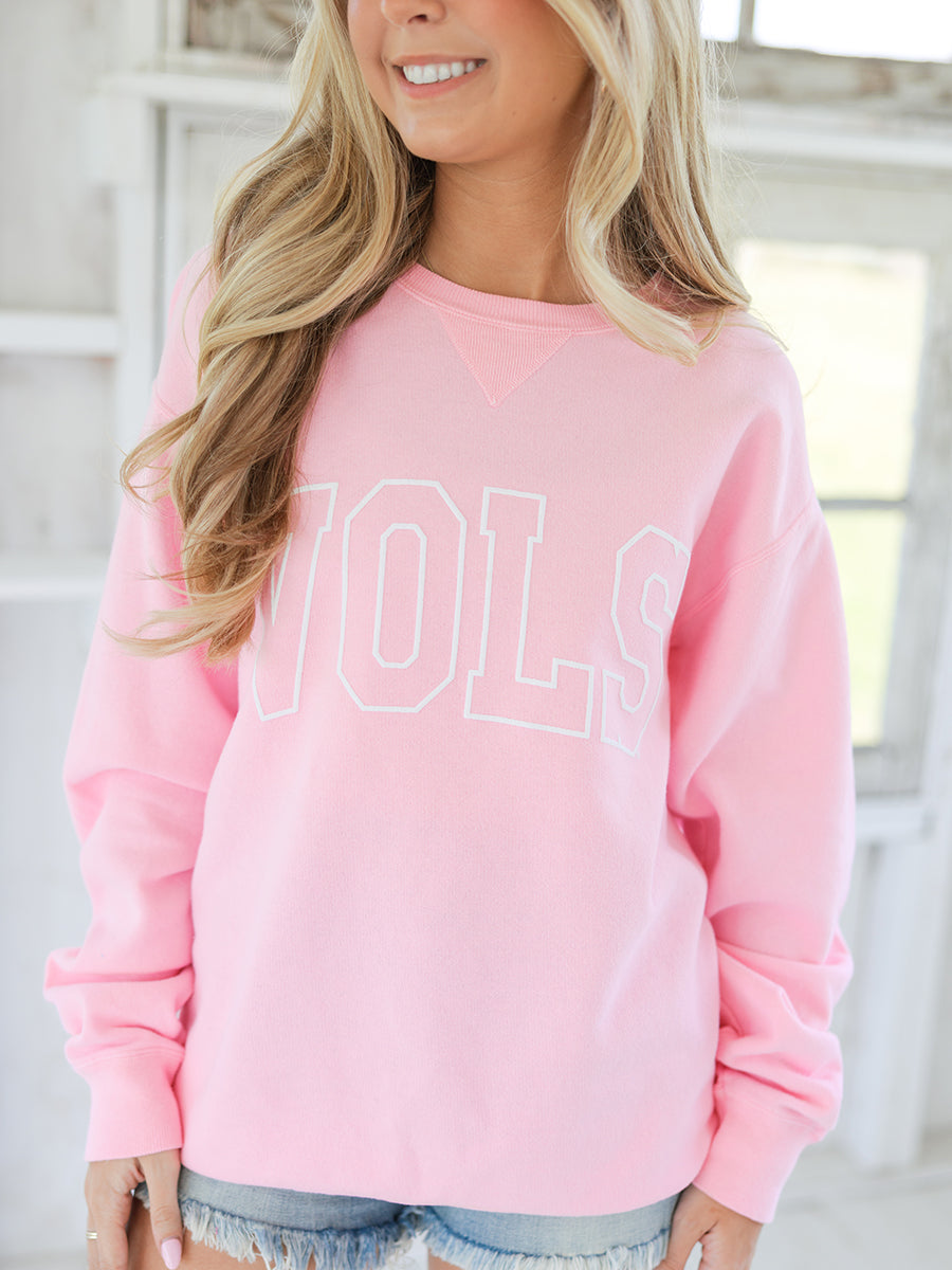 PINK VOLS SWEATSHIRT