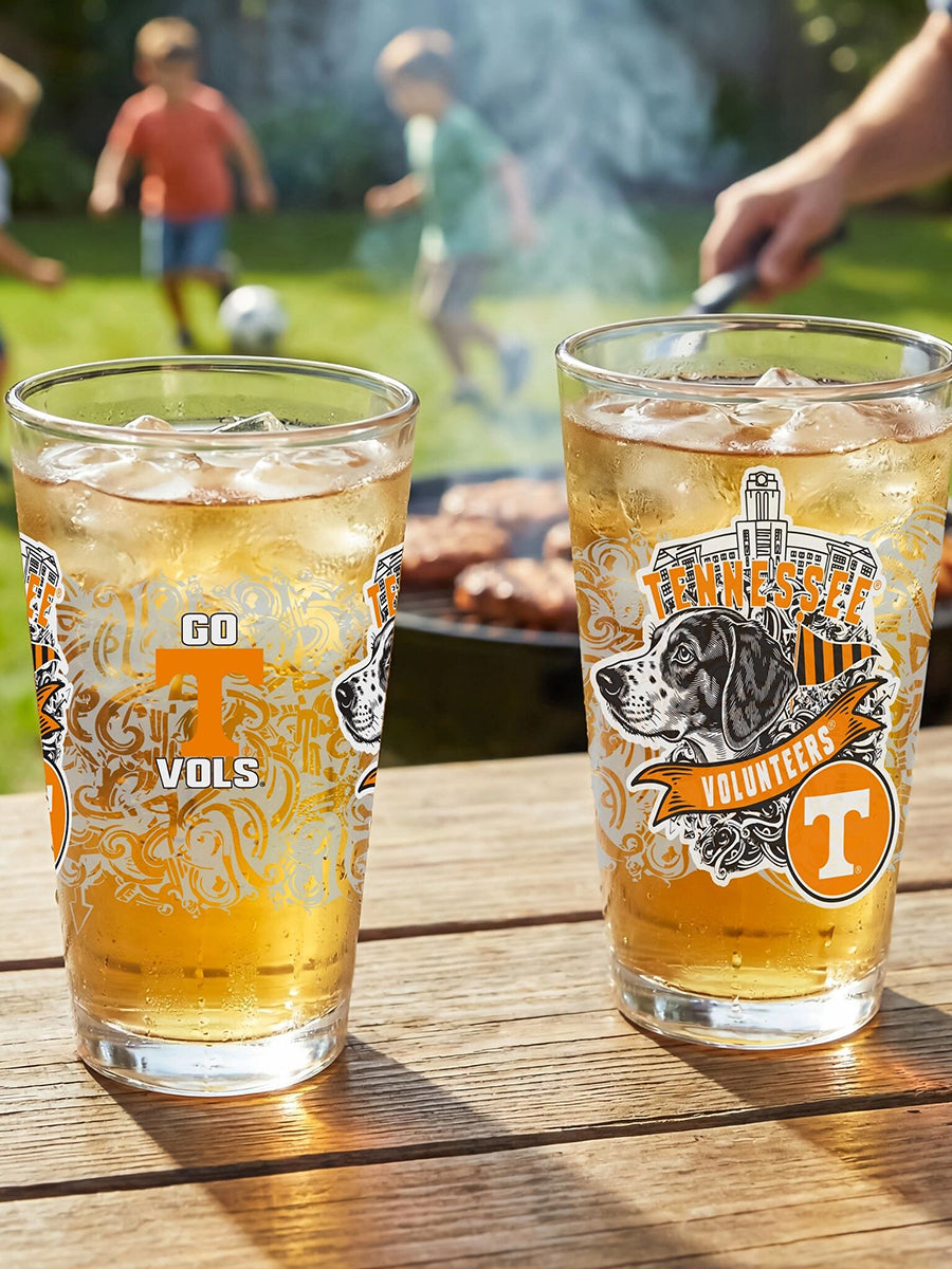 Tennessee Volunteers Hometown Series 16oz Pint Glass Set