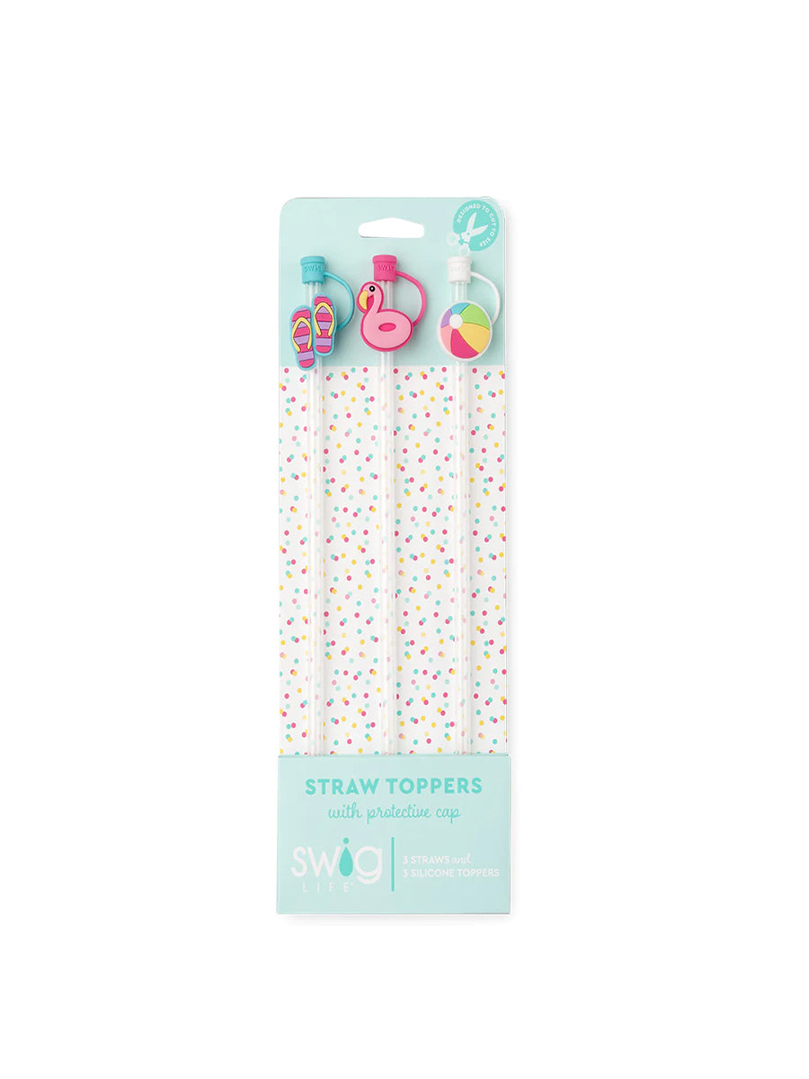 Pool Straw Topper Set